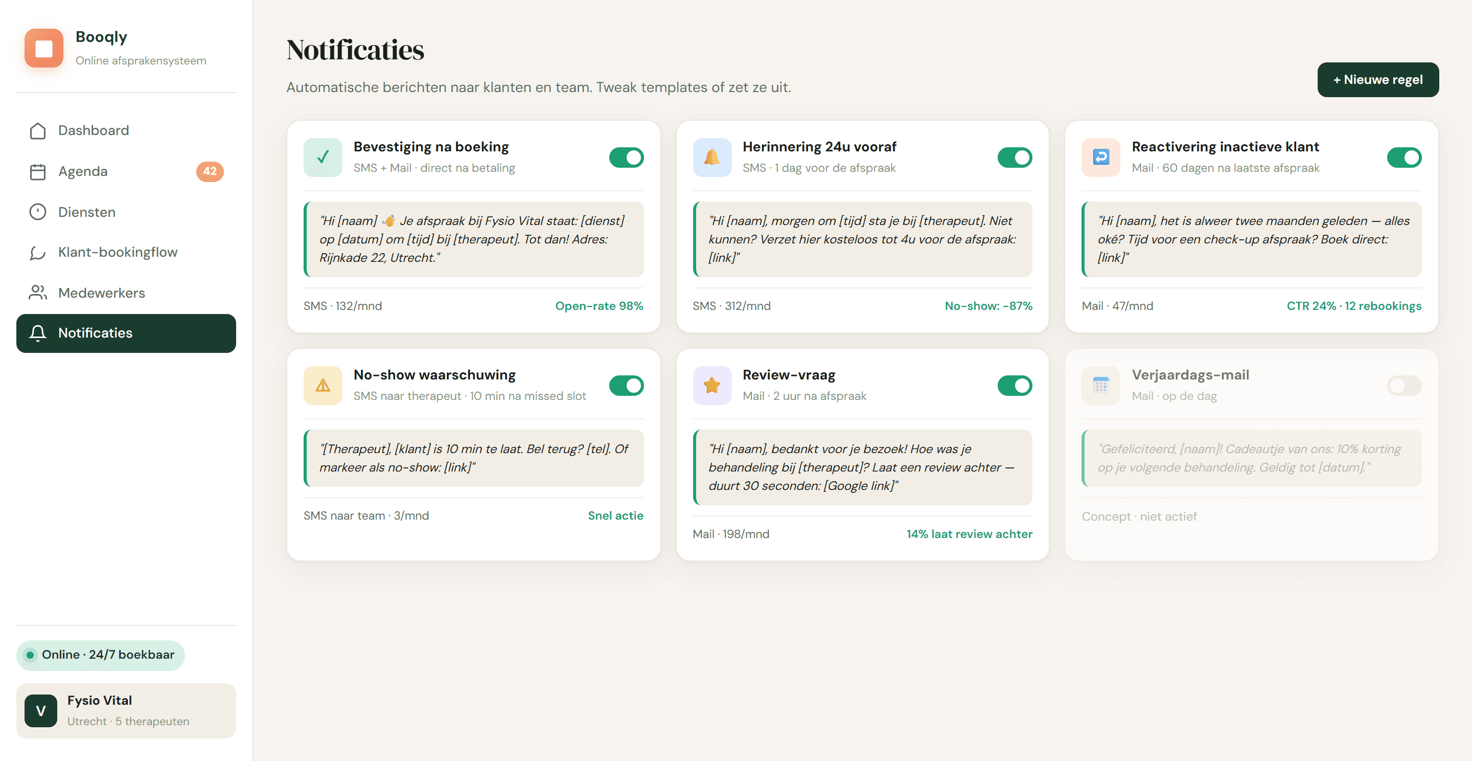 Online Afsprakensysteem, screenshot 6