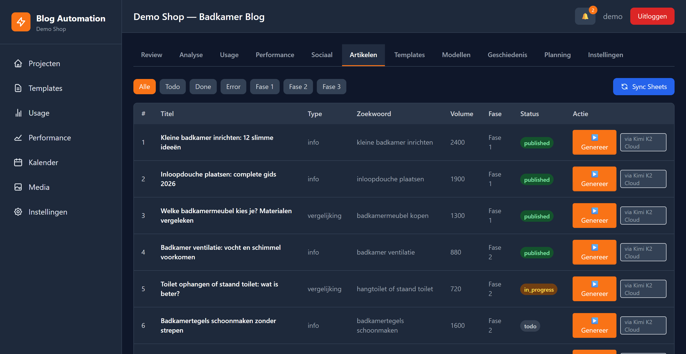 Hazenco Blog Tool, screenshot 4