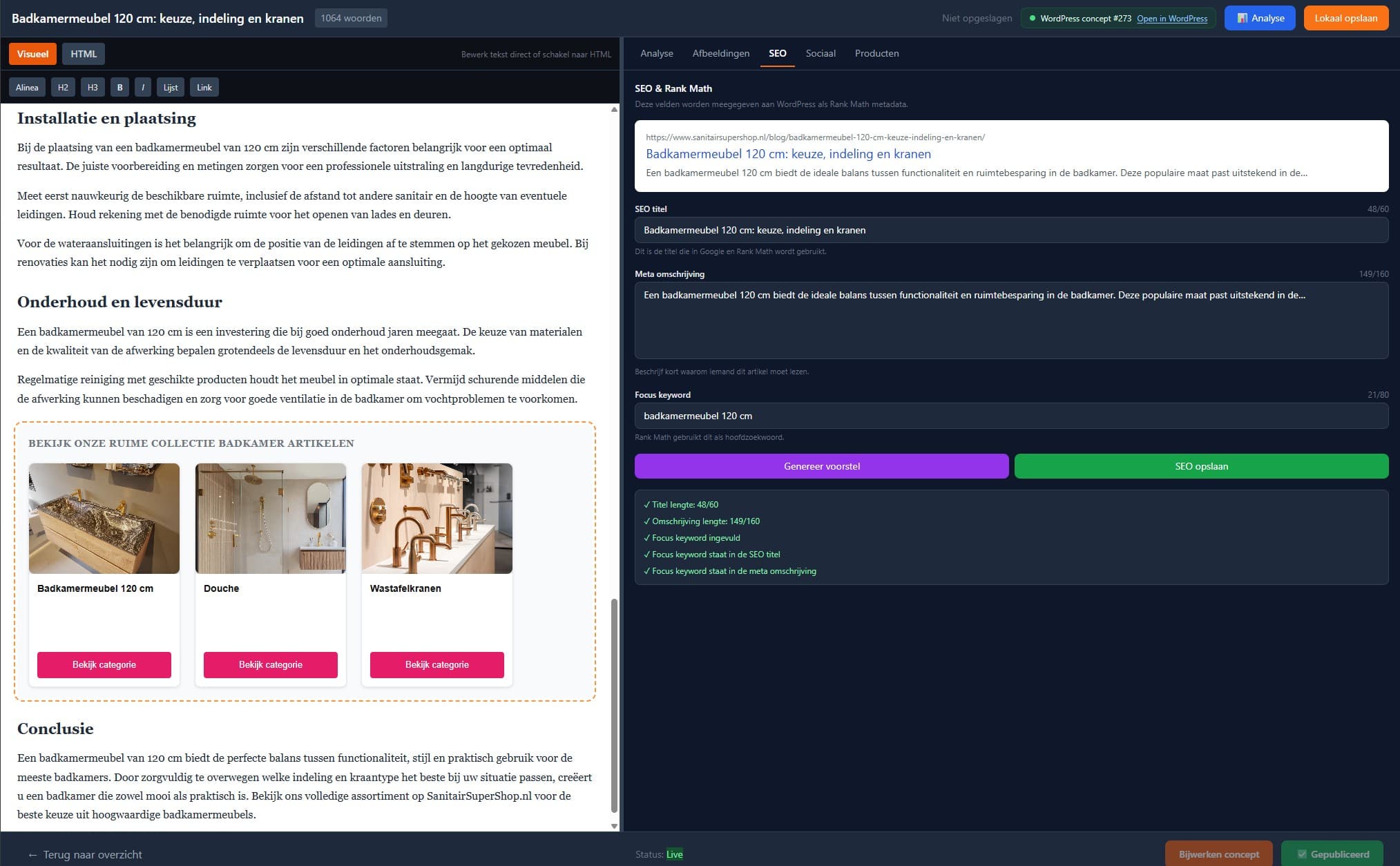 Hazenco Blog Tool, screenshot 6