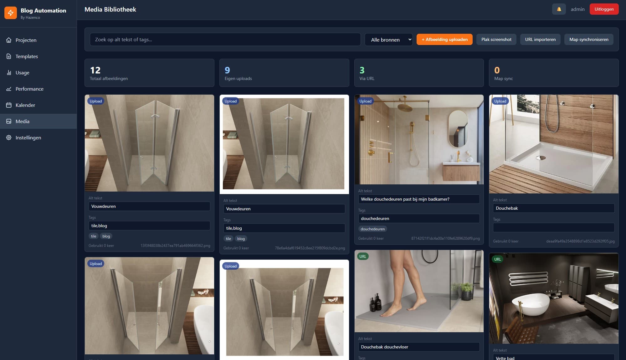 Hazenco Blog Tool, screenshot 10