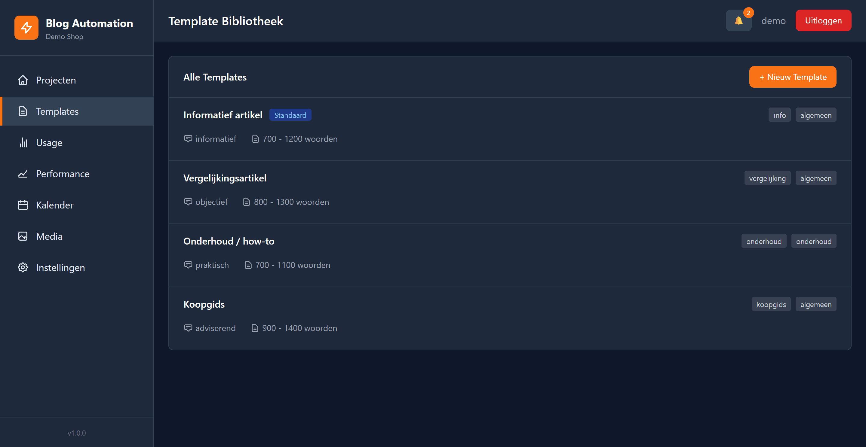 Hazenco Blog Tool, screenshot 11