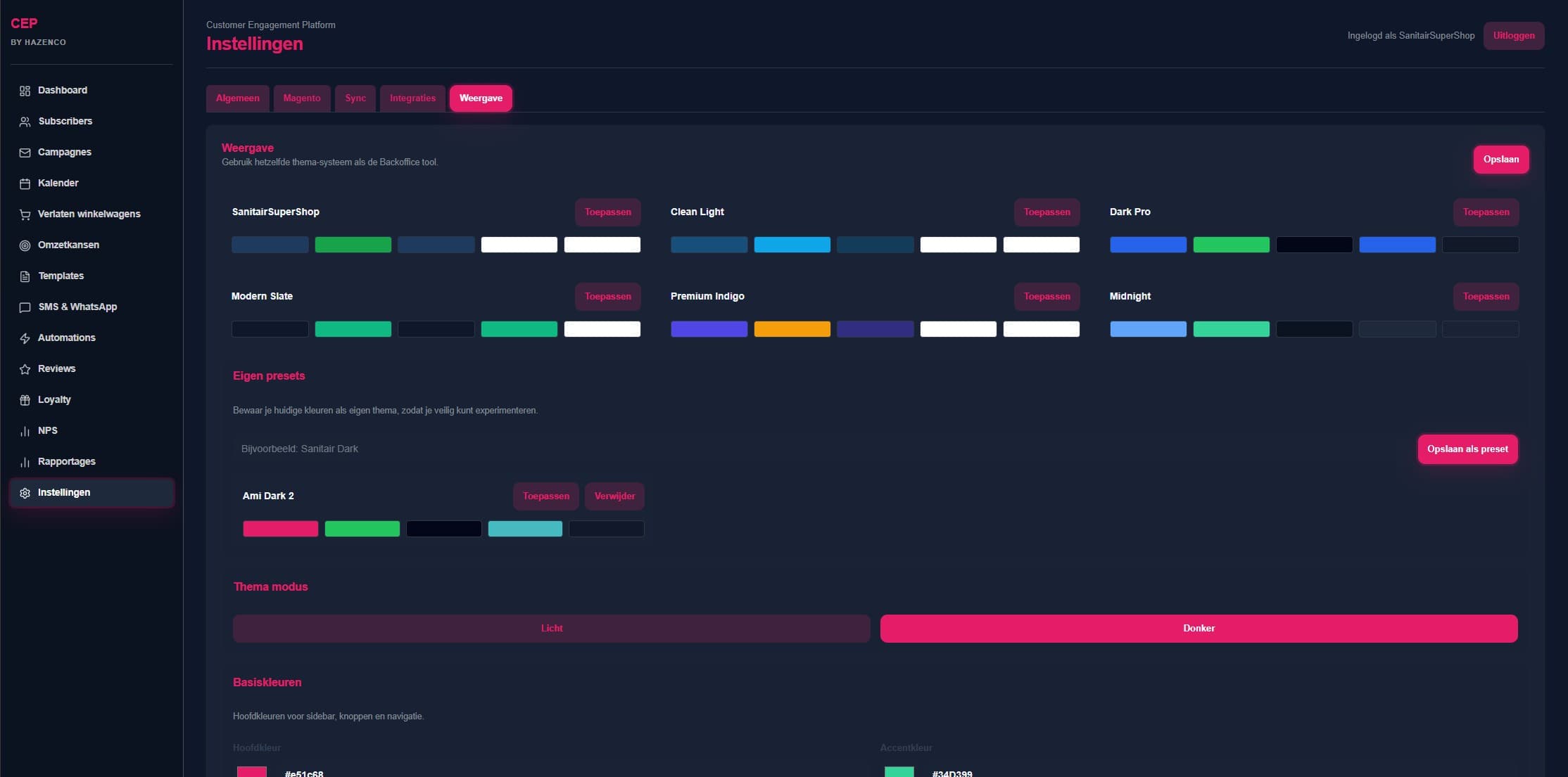 Customer Engagement Platform, screenshot 4