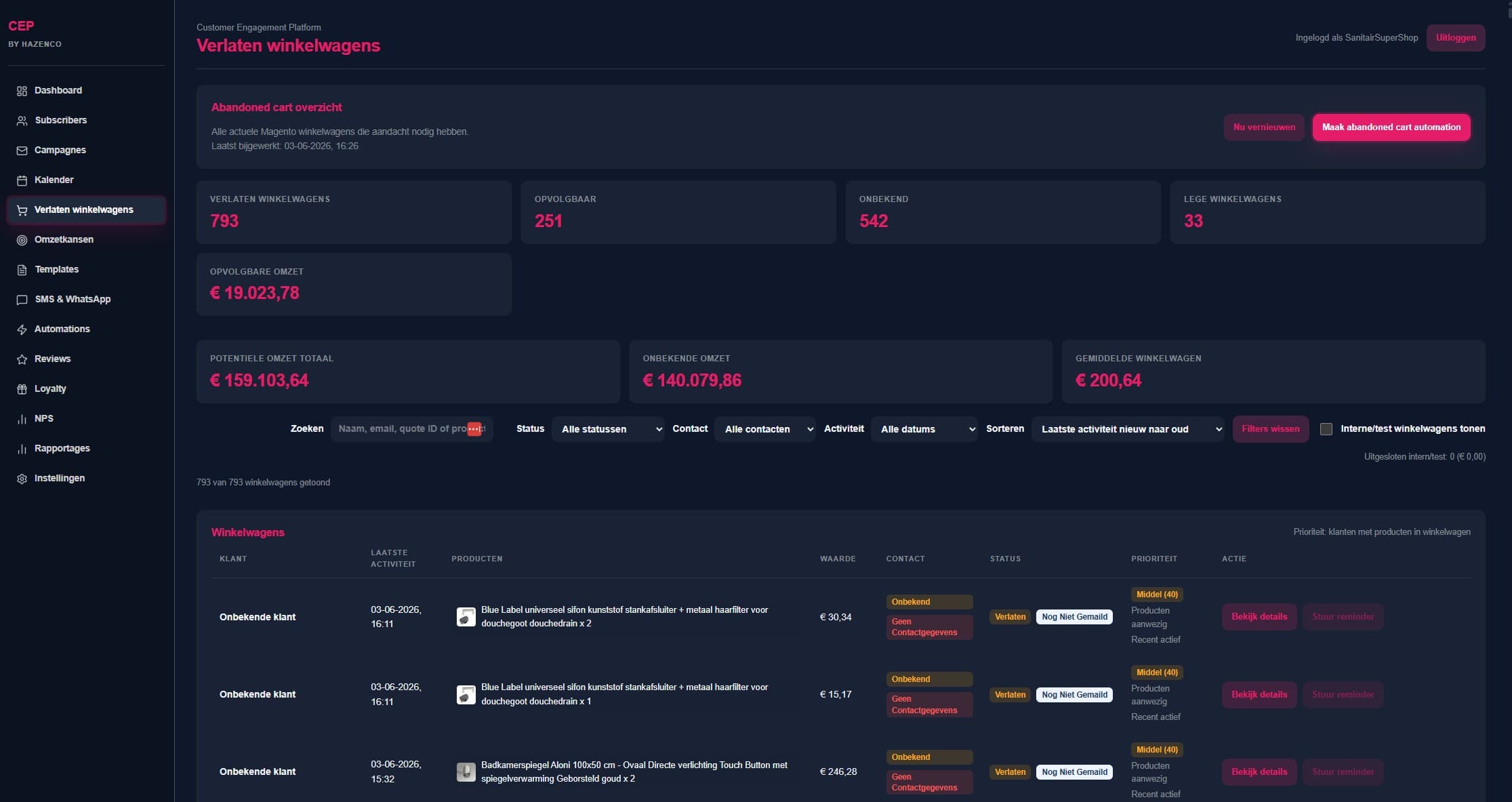 Customer Engagement Platform, screenshot 14