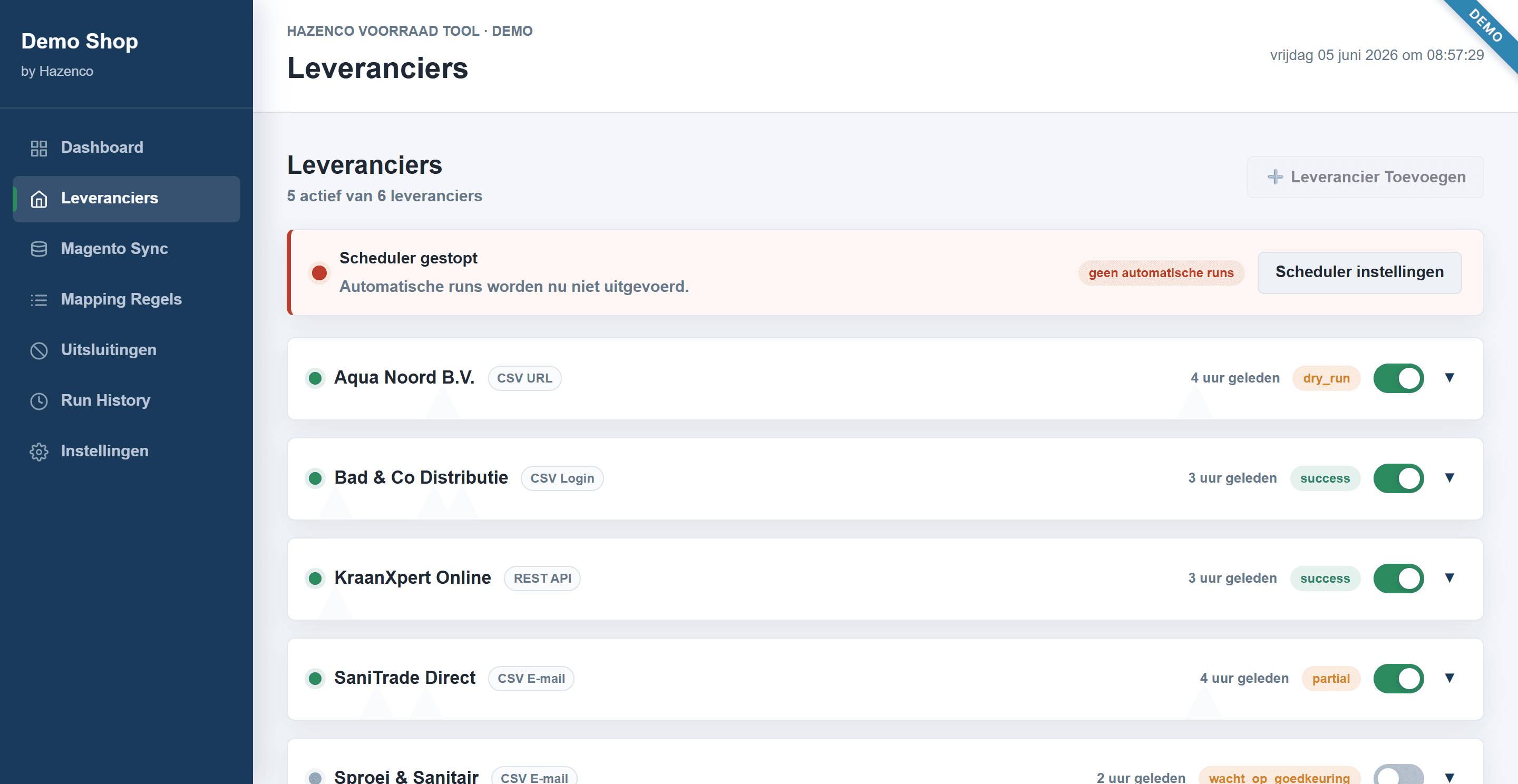 Complete Voorraadkoppeling en Beheer, screenshot 2